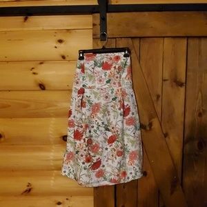 Strapless Floral dress